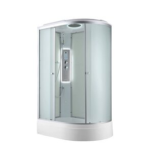 Изображение товара Душевая кабина AvaCan C3012LLED/C3012RLED 78321/78318, 120 x 80 см, LED подсветка, с крышей, поддон средний, левая/правая, стекло матовое, профиль хром Изображение товара Душевая кабина AvaCan C3012LLED/C3012RLED 78321/78318, 120 x 80 см, LED подсветка, с крышей, поддон средний, левая/правая, стекло матовое, профиль хром
