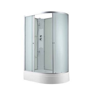 Изображение товара Душевая кабина AvaCan C3012LN/C3012RN 78305/78320, 120 x 80 см, без крыши, поддон средний, левая/правая, стекло матовое, профиль хром