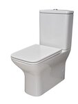 Унитаз-компакт Gid Concavo Tn2125 62245Y, безободковый, с сиденьем микролифт, белый - фото 1