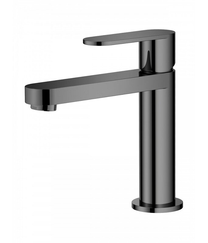 Изображение товара Смеситель Agger Sweet A2702155, для раковины, PVD оружейная сталь матовая