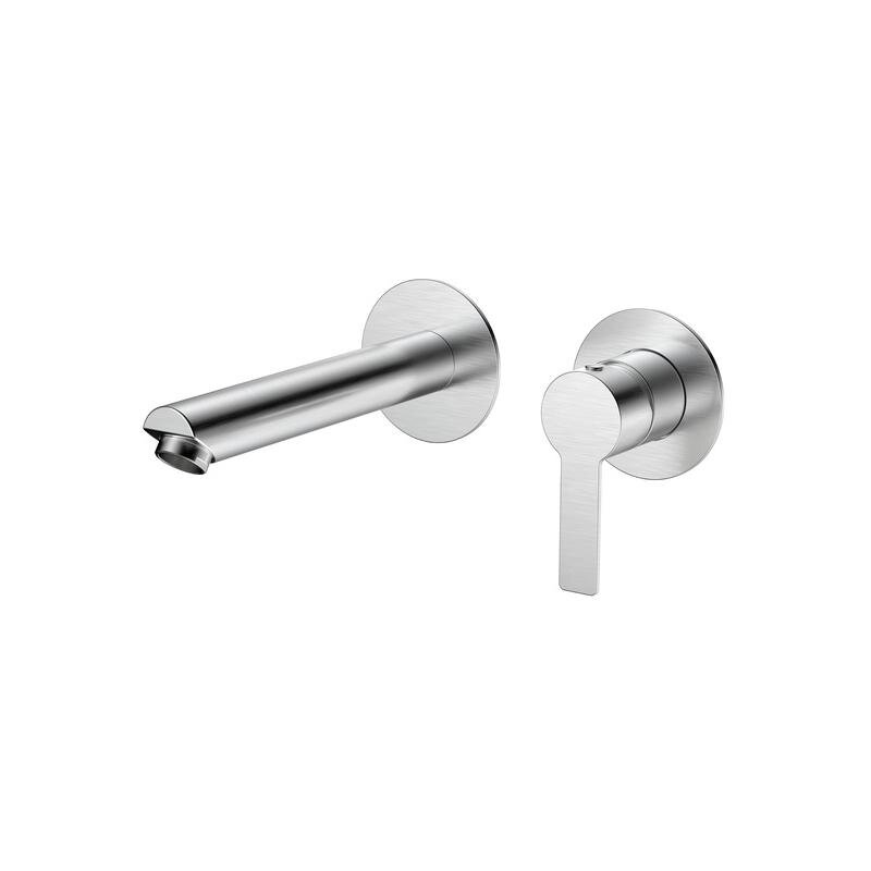 Изображение товара Смеситель Agger Easy A3172222 для раковины с фиксированным изливом, серый сатин Изображение товара Смеситель Agger Easy A3172222 для раковины с фиксированным изливом, серый сатин