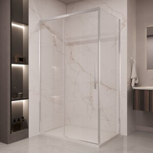 Изображение товара Душевой уголок Vincea Stella VSR-1ST9015CL, 150 x 90 см, стекло прозрачное, профиль хром