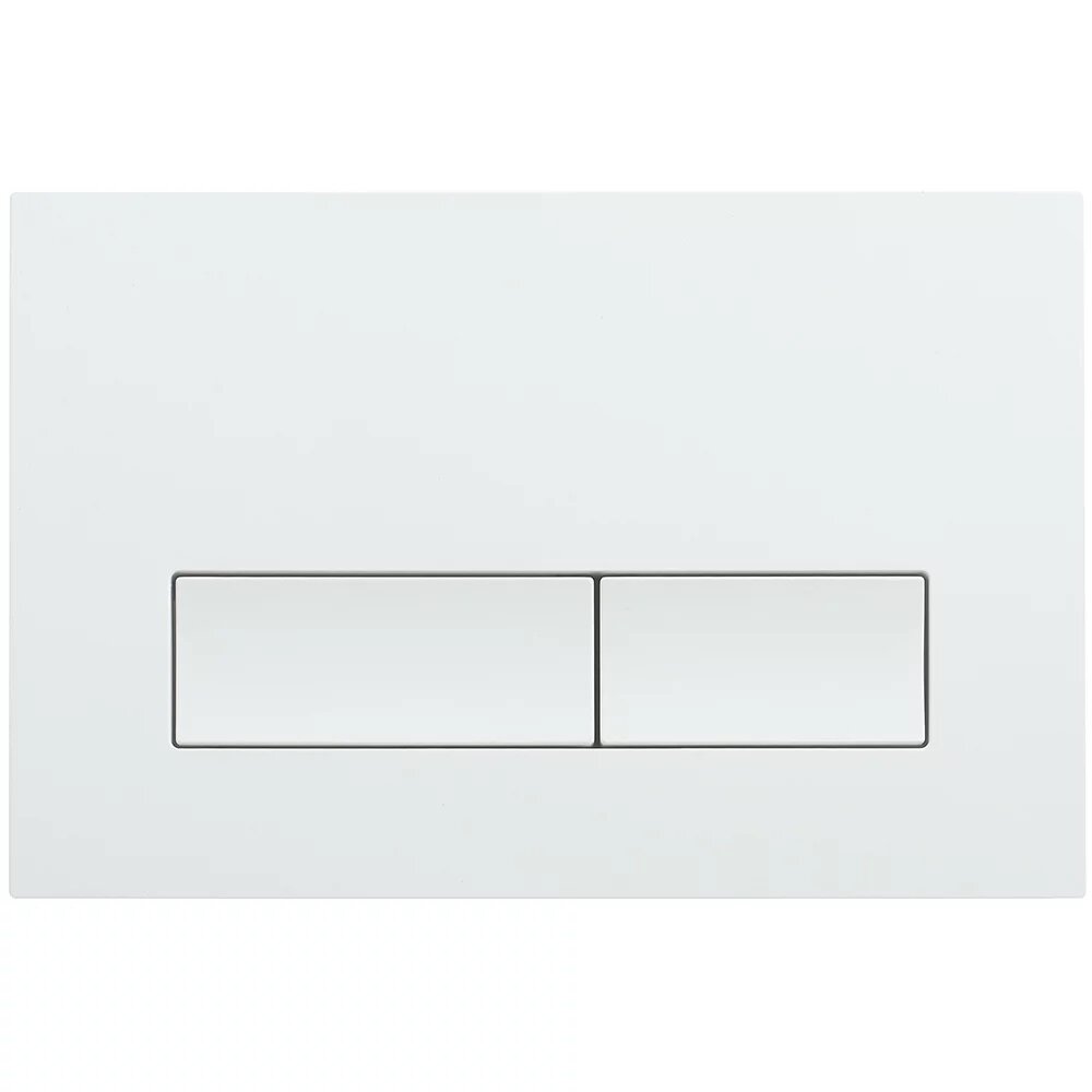 Изображение товара Клавиша смыва Veconi Flush FLV1-W механическая белый глянцевый двухрежимный