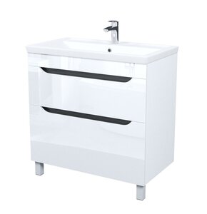 Изображение товара Тумба с раковиной Iddis Ray RAY80WFi95K 80 см напольная белая со встроенной раковиной