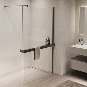 Изображение товара Душевая стенка Vincea Walk In VSW-1HR900CLGM, 90 см, стекло прозрачное