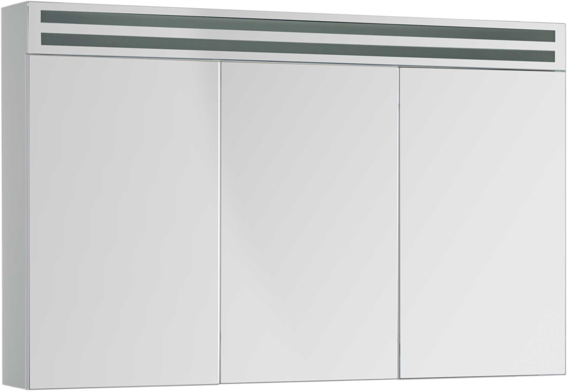 Изображение товара Зеркальный шкаф De Aqua Эколь 100 с подсветкой и системой хранения