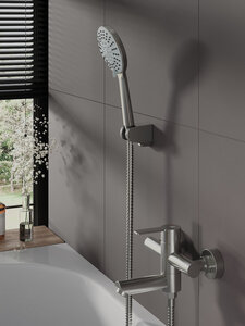 Изображение товара Смеситель Agger Easy A3121222 для ванны и душа с душевым гарнитуром PVD сатин матовый