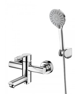 Изображение товара Смеситель для ванны и душа Agger Easy A3121200 с душевым гарнитуром хром Германия