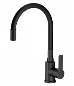 Изображение товара Смеситель Agger Easy A3100544, для кухонной мойки, черный матовый