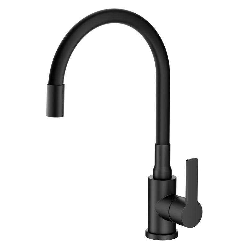 Изображение товара Кухонный смеситель Agger Easy A3100544 черный матовый с гибким изливом