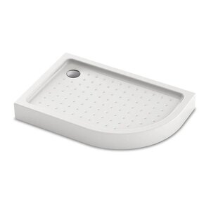 Изображение товара Поддон душевой Veconi Tezeo Acrylic TZ55L-12090-C5/TZ55R-12090-C5, 120 x 90 см, прямоугольно-асимметричный, левый/правый, акрил, белый