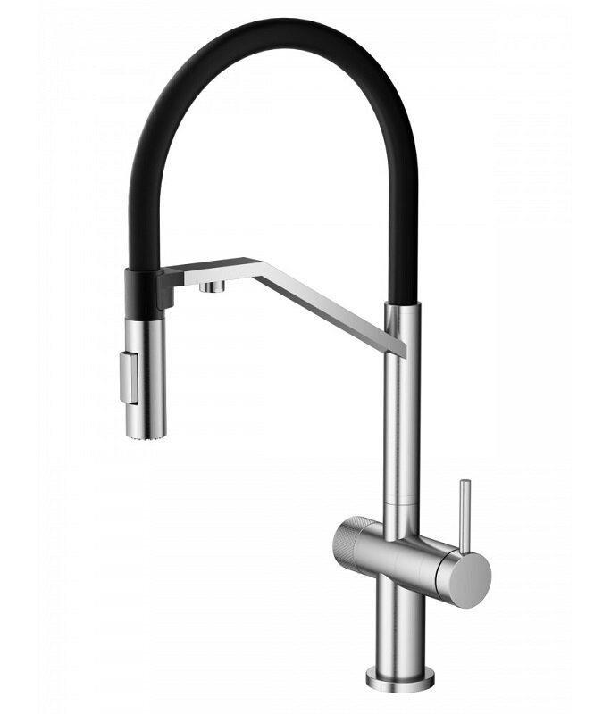 Изображение товара Смеситель Agger Elegant A3241422 для кухни с гибким изливом и подключением к фильтру