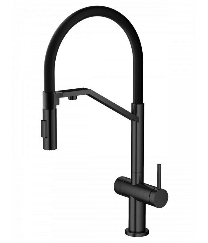 Изображение товара Смеситель Agger Elegant A3241444 для кухонной мойки черный матовый Германия