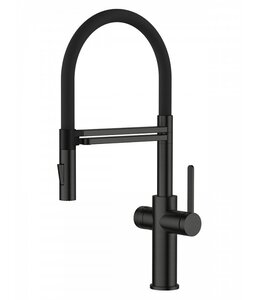 Изображение товара Смеситель Agger Elegant A3252544, для кухонной мойки, с подключением к фильтру, черный матовый
