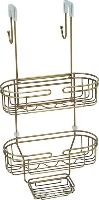 Изображение товара Полка овальная Fixsen FX-862 двухэтажная, бронза