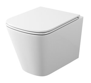 Изображение товара Подвесной унитаз Corpa Nera Grossi CN40302 безободковый с микролифтом и каскадным смывом