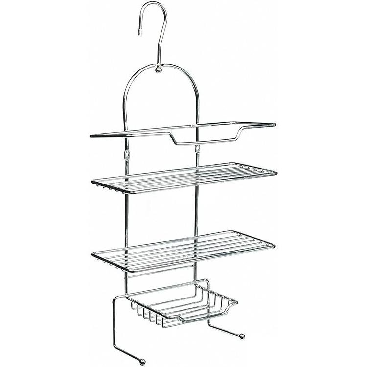 Изображение товара Полка прямоугольная Fixsen FX-870 трехэтажная хром нержавеющая сталь