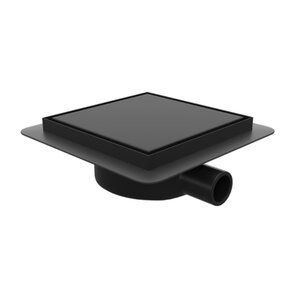 Изображение товара Душевой трап RGW SDR-10 79211000-04 10x10 см черный решетка под плитку