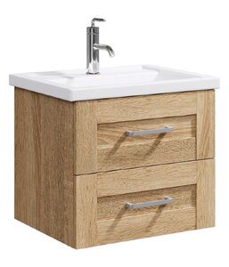 Изображение товара Тумба под раковину Aqwella Фостер 60, подвесная, дуб сонома, FOS01062DS