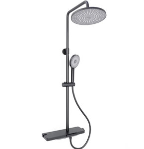 Изображение товара Душевая система Veconi Enna, EN-200-B-C4, черная матовая