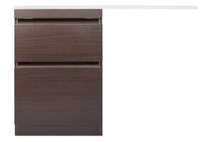 Изображение товара Тумба под раковину Style Line Даллас 120 CC-00000424 Люкс Plus, 120 см, напольная, венге