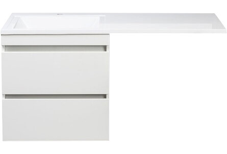 Изображение товара Тумба под раковину Style Line Даллас 120 CC-00000469 Люкс Plus, 120 см, подвесная, белая