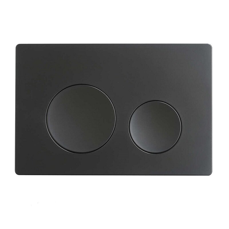 Изображение товара Клавиша смыва Veconi Flush FLV2-B механическая черная для унитаза