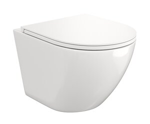 Изображение товара Подвесной безободковый унитаз Corpa Nera Bosso L CN40110 с торнадо и микролифтом Изображение товара Подвесной безободковый унитаз Corpa Nera Bosso L CN40110 с торнадо и микролифтом