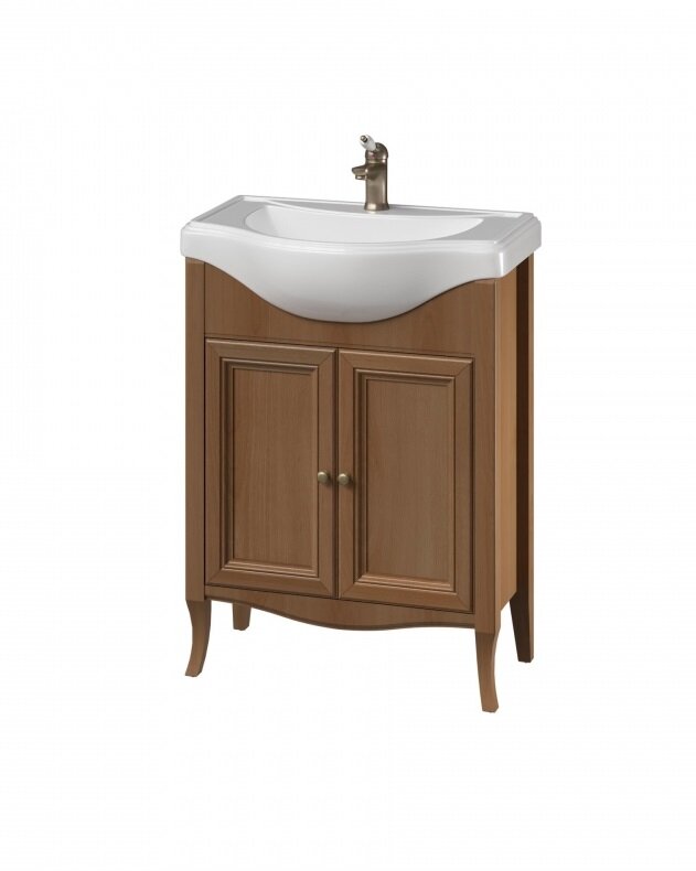 Изображение товара Тумба под раковину Caprigo Lion 38310-038, 65 см, напольная, европейский орех