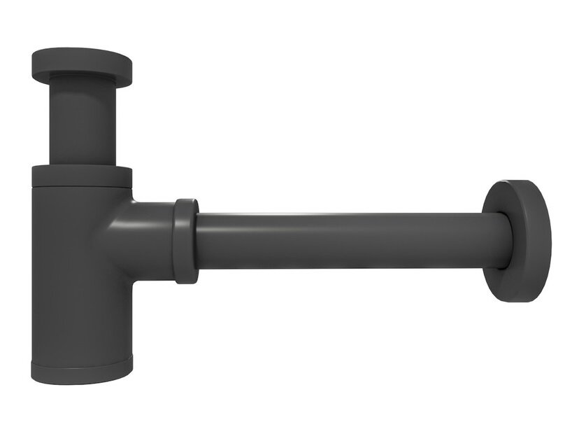 Изображение товара Сифон для раковины Corpa Nera CN140200, графит матовый