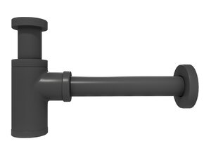 Изображение товара Сифон для раковины Corpa Nera CN140200, графит матовый