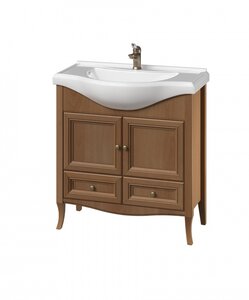 Изображение товара Тумба под раковину Caprigo Lion 38312-038 80 см напольная европейский орех