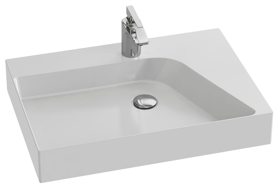 Изображение товара Раковина Jacob Delafon Rythmik Pure 65 см белая подвесная для ванной комнаты