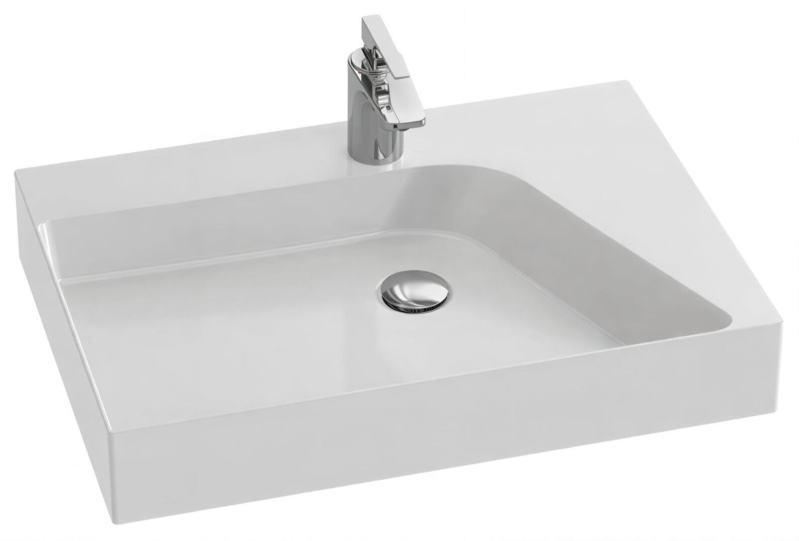 Изображение товара Раковина Jacob Delafon Rythmik Pure 65 см L/R Изображение товара Раковина Jacob Delafon Rythmik Pure 65 см L/R