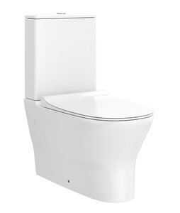 Изображение товара Напольный унитаз Corpa Nera Paganini CN40801, безободковый, сиденье микролифт, белый