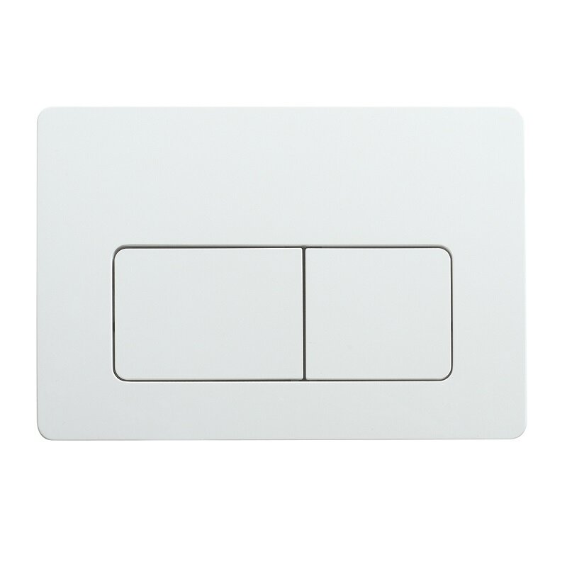 Изображение товара Клавиша смыва Veconi Flush FLV3-W механическая белая для унитаза