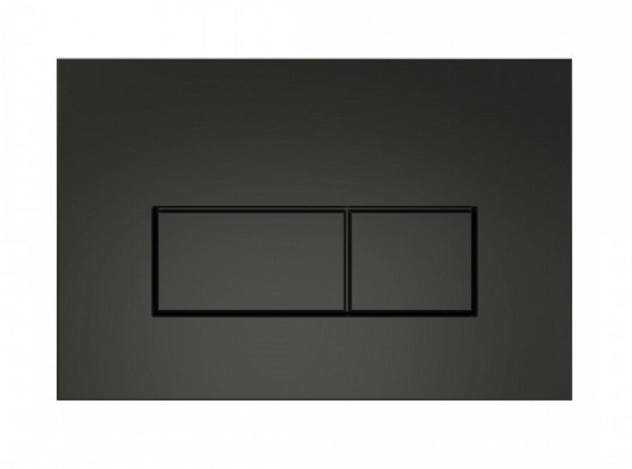 Изображение товара Клавиша смыва Corpa Nera Grossi CN70203BM механическая черный матовый