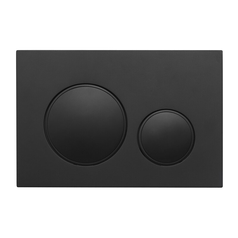 Изображение товара Клавиша смыва Veconi Flush FLV10-B механическая черный матовый для унитаза