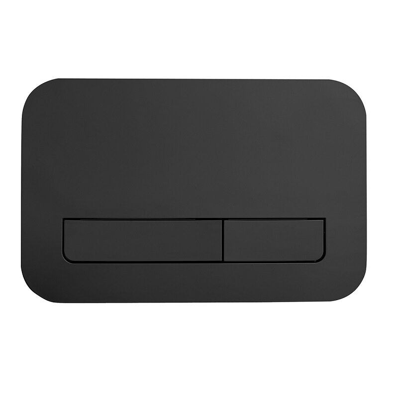 Изображение товара Клавиша смыва Veconi Flush FLV12-B механическая черная матовая для унитаза