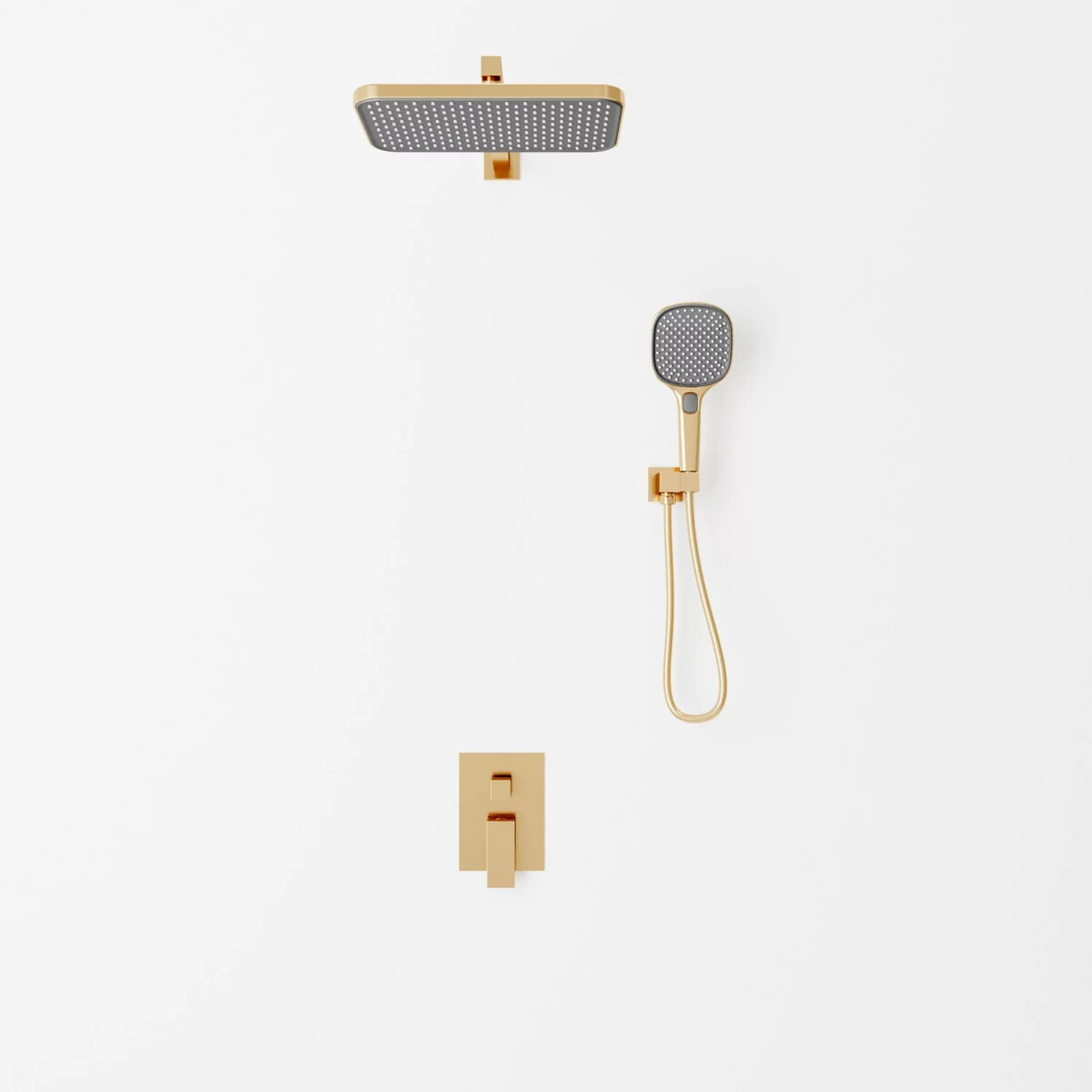Изображение товара Душевая система Veconi Avella AV-410-G-C4 с ручным душем 3 режима золото