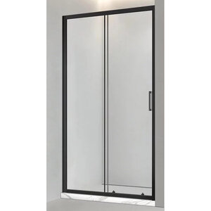 Изображение товара Душевая дверь Veconi Vianno VN46B-145-01-C5, 145 см, стекло прозрачное, профиль черный матовый