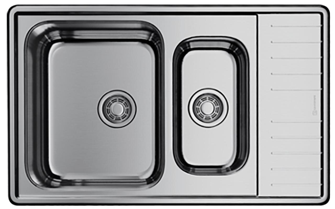 Изображение товара Кухонная мойка Omoikiri Sagami 79-2-IN из нержавеющей стали угловая