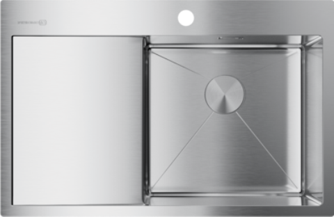Изображение товара Мойка кухонная Omoikiri Akisame 4973061 78-IN-R нержавеющая сталь/нержавеющая сталь