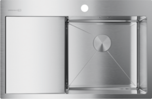 Изображение товара Мойка кухонная Omoikiri Akisame 4973061 78-IN-R нержавеющая сталь/нержавеющая сталь