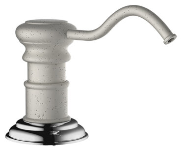 Изображение товара Встраиваемый дозатор для жидкого мыла Omoikiri OM-01-EV 500 мл хром или серый дизайн