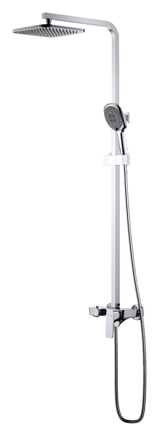 Изображение товара Душевая система DQ DA1433701A01 Berlin Freie, с изливом, хром