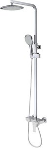 Изображение товара Душевая система D&K Berlin Steinbeis DA1433716A02, с изливом, белый/хром
