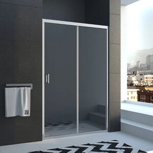 Изображение товара Душевая дверь Veconi Vianno VN40-100-01-C1, 100 см, стекло прозрачное, профиль хром