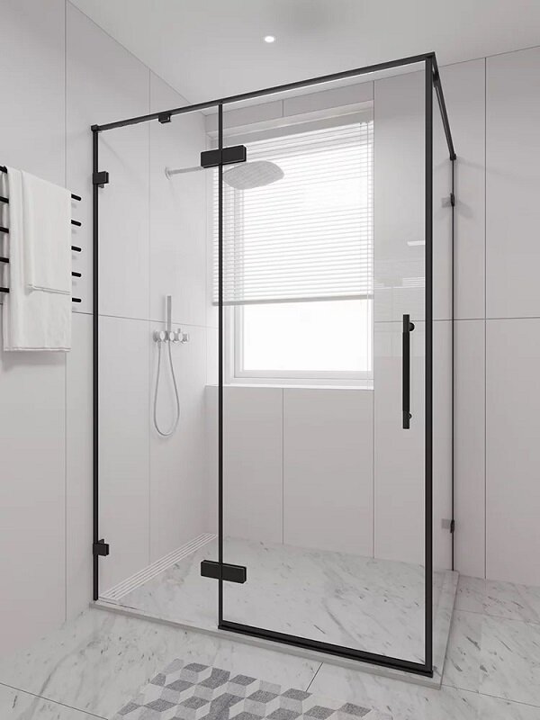 Изображение товара Душевой уголок Veconi Premium Alassio SP B 130x100 см черный матовый профиль Изображение товара Душевой уголок Veconi Premium Alassio SP B 130x100 см черный матовый профиль