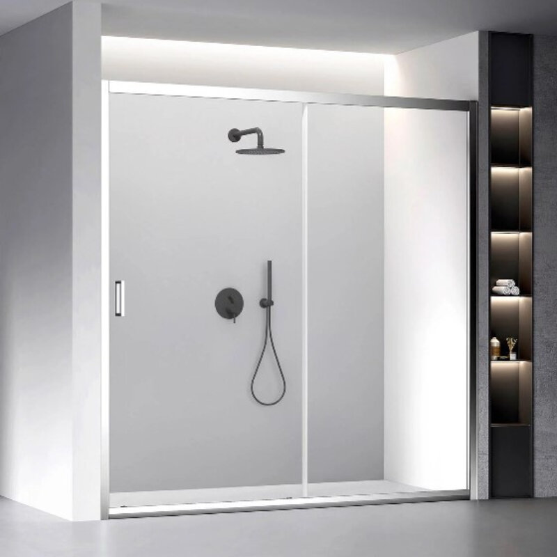 Изображение товара Душевая дверь Veconi Vianno VN60-160-01-C5 160 см прозрачное стекло хром